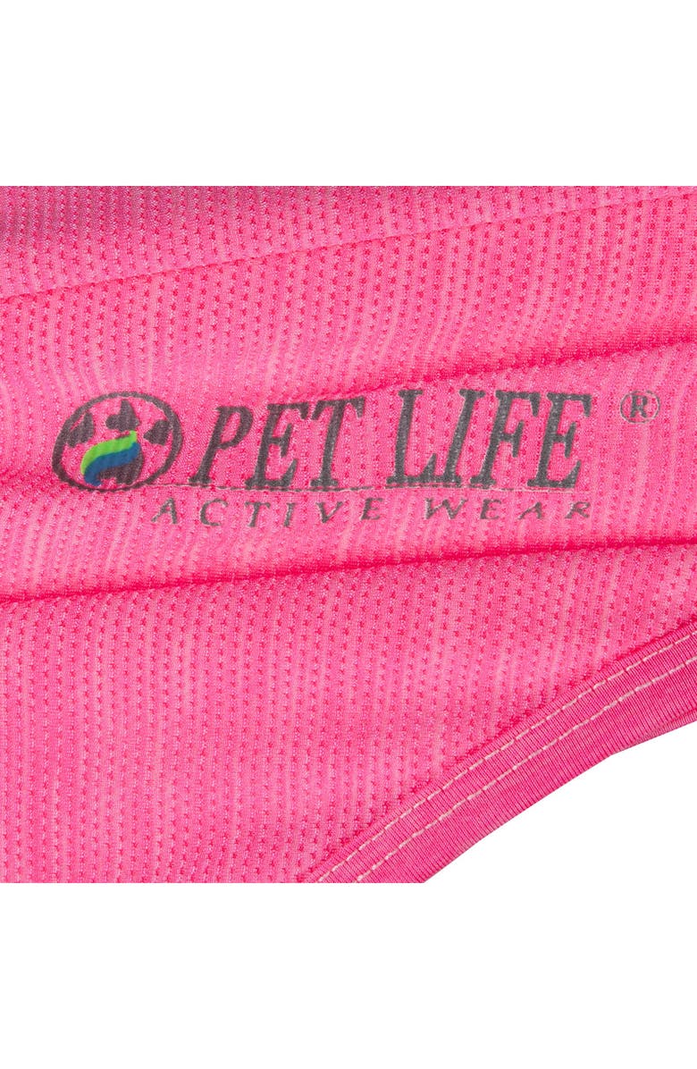 PET LIFE <sup>®</sup> ACTIVE Aero-Pawlse Heathered Tank Top - Medium, Alternate, color, Hot Pink/Light Pink