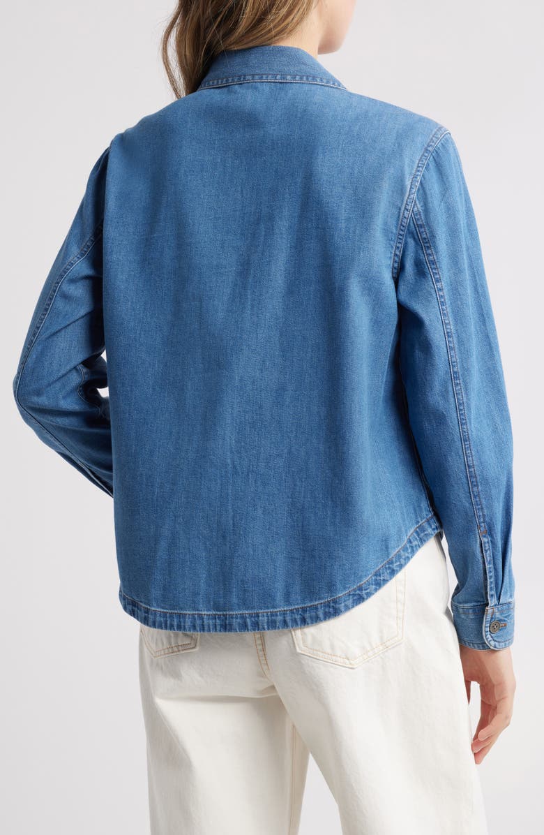 beachlunchlounge Oakley Denim Shirt, Alternate, color, 