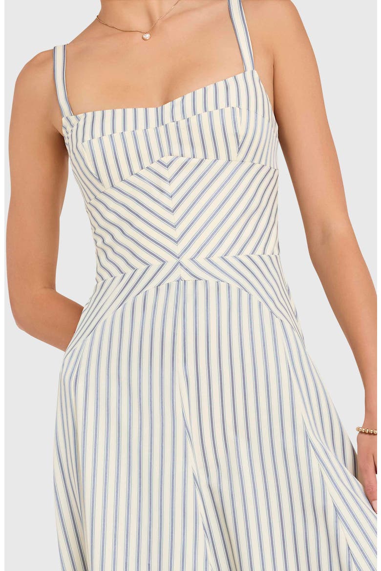 Monterey Stripe Handkerchief Dress, Alternate, color, OXFORD BLUE STRIPE