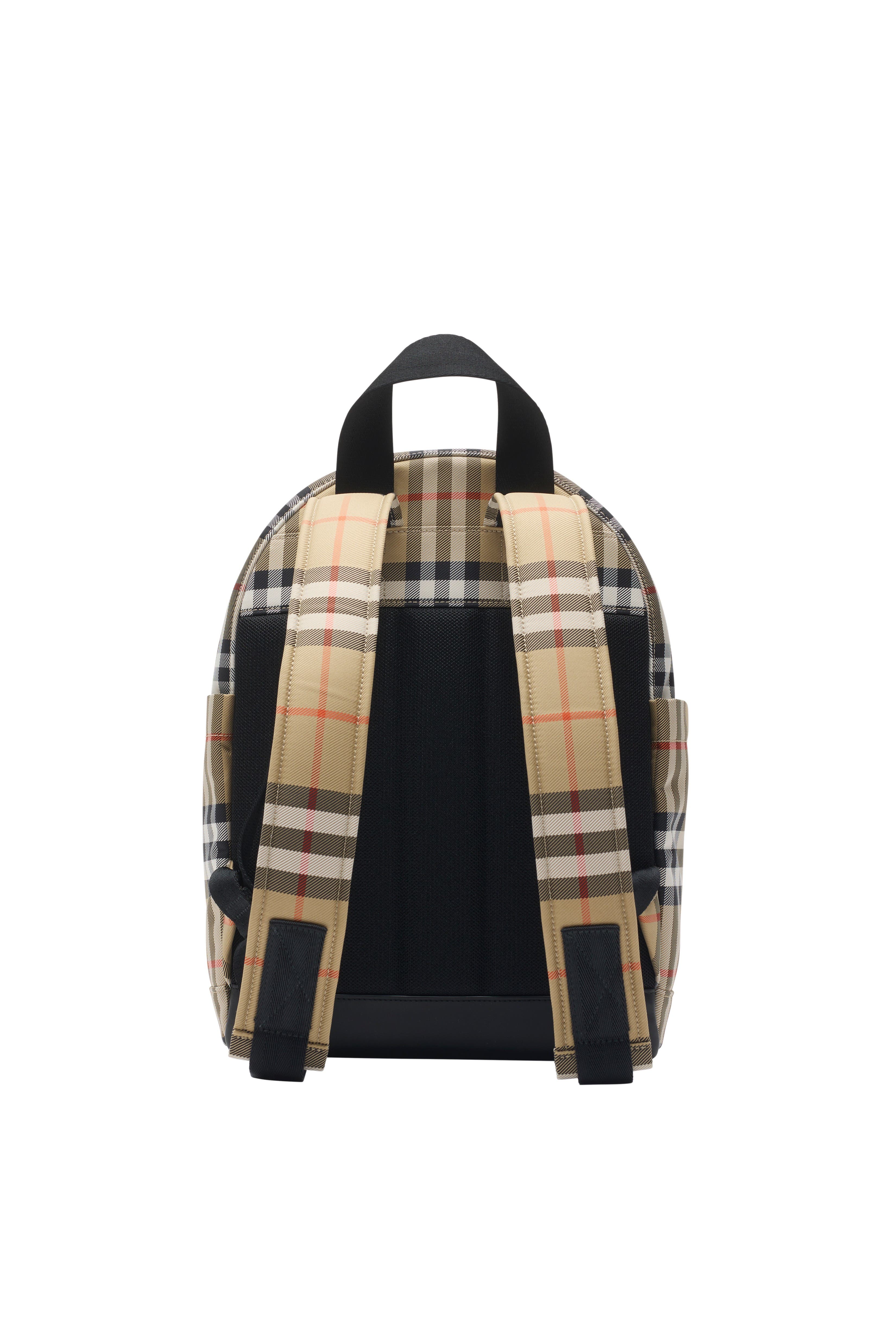 Burberry Check Backpack, Alternate, color, Sand