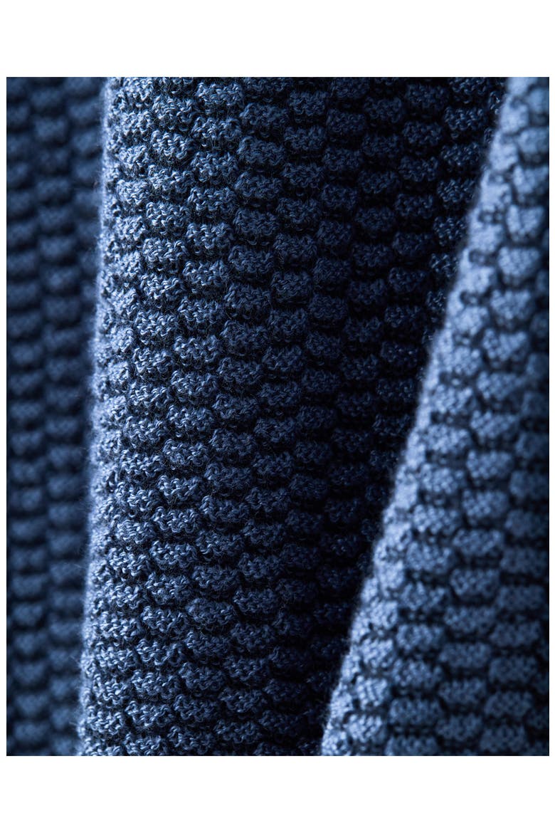 Fine Knit Sweater Polo, Alternate, color, VINTAGE INDIGO