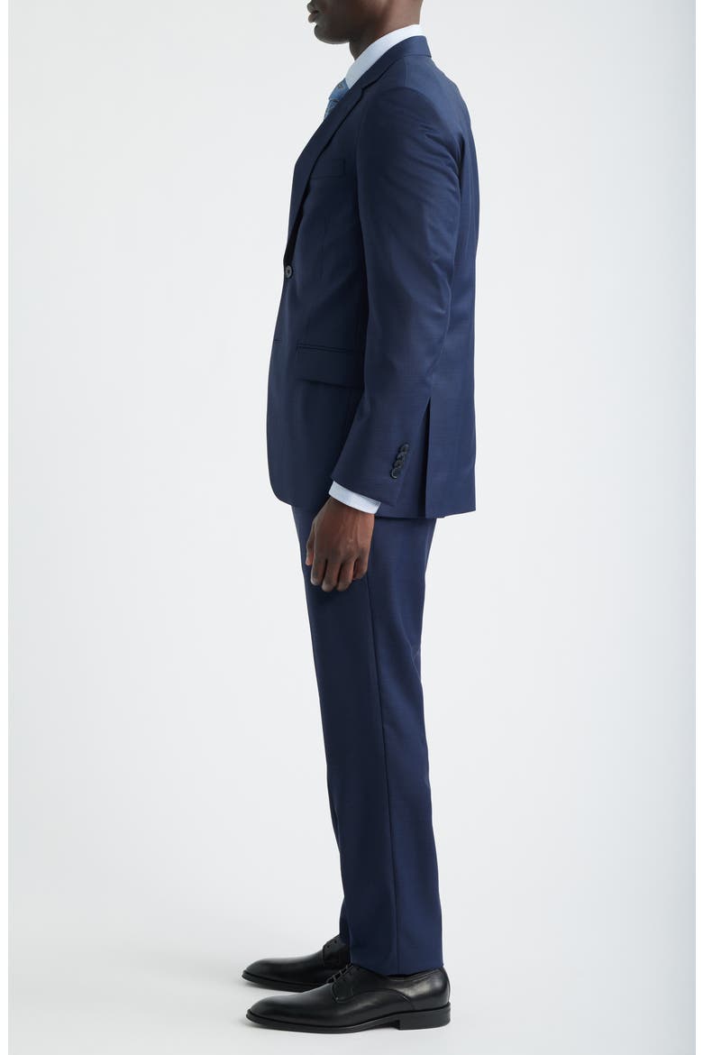Flynn Classic Fit Blue Wool Suit, Alternate, color, BLUE