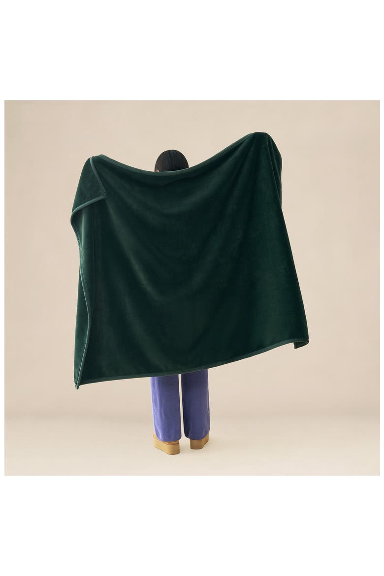 Coco Throw Blanket, Alternate, color, ARUGULA