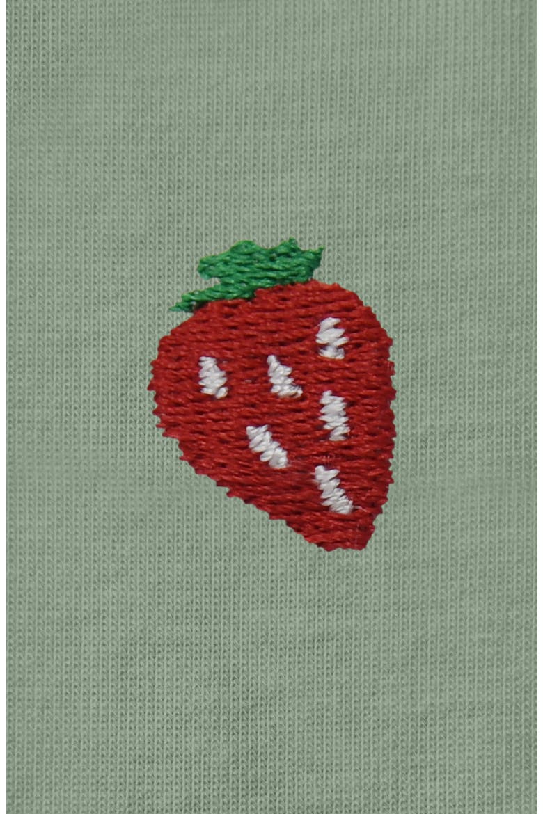 Womens Lil Strawberry Jersey Tee, Alternate, color, Sage