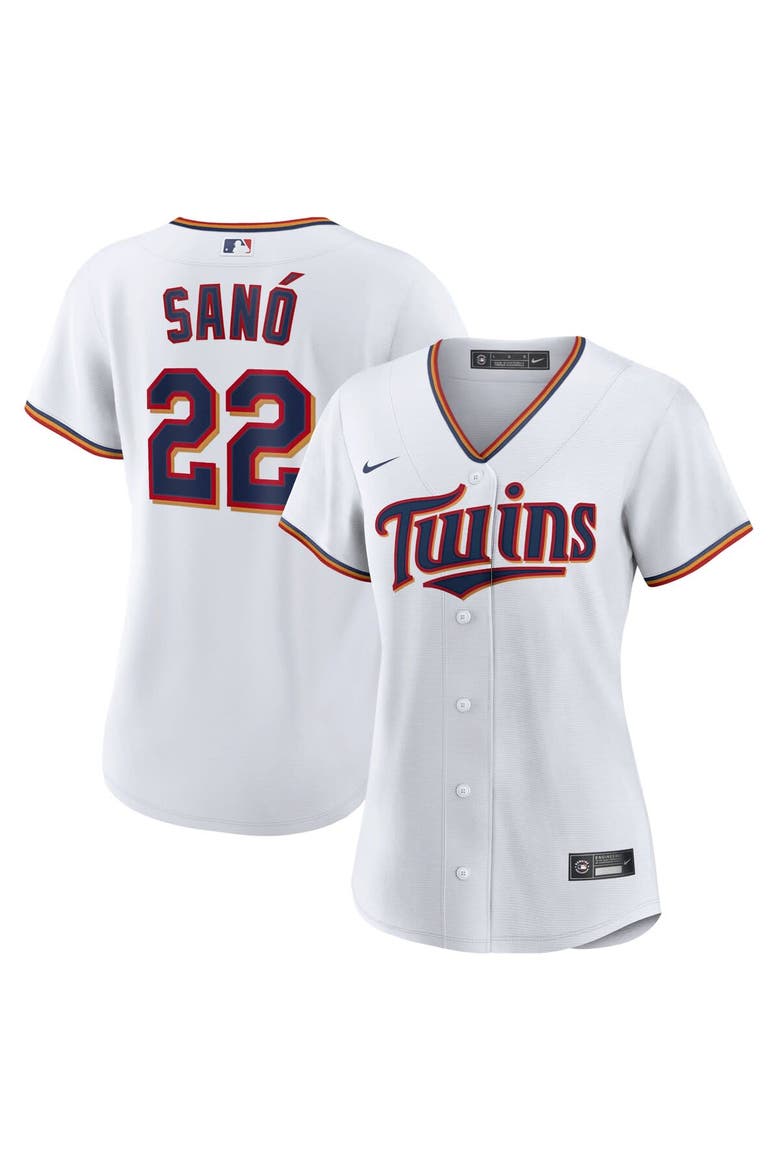Women's Nike Miguel Sano White Minnesota Twins Home Replica Player Jersey, Main, color, White