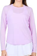 Sofibella Staples Womens Long Sleeve Tennis Shirt