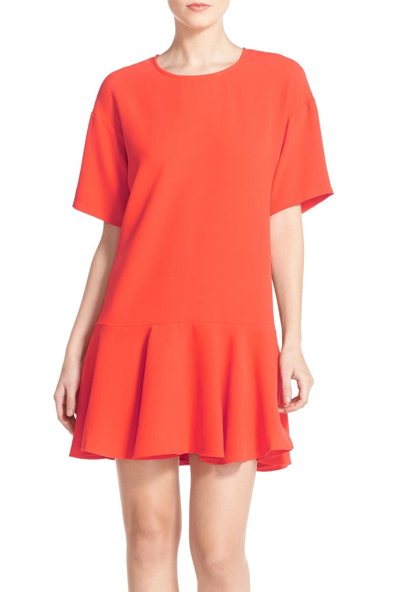 Drop Waist Knit Dress, Main, color, MASAI RED