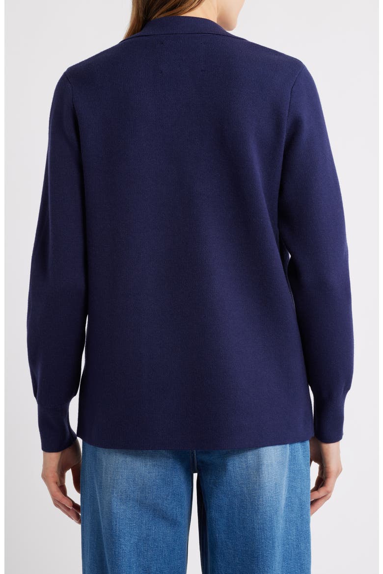 Sweater Blazer, Alternate, color, MIDNIGHT