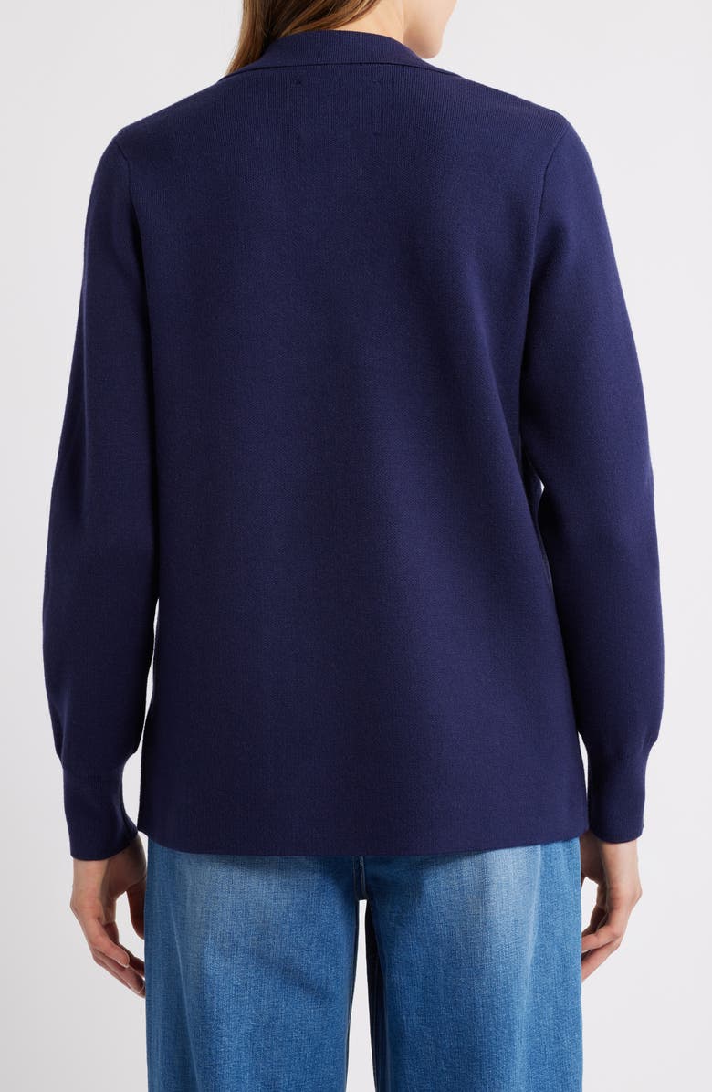 CITY BLUES Sweater Blazer, Alternate, color, Midnight