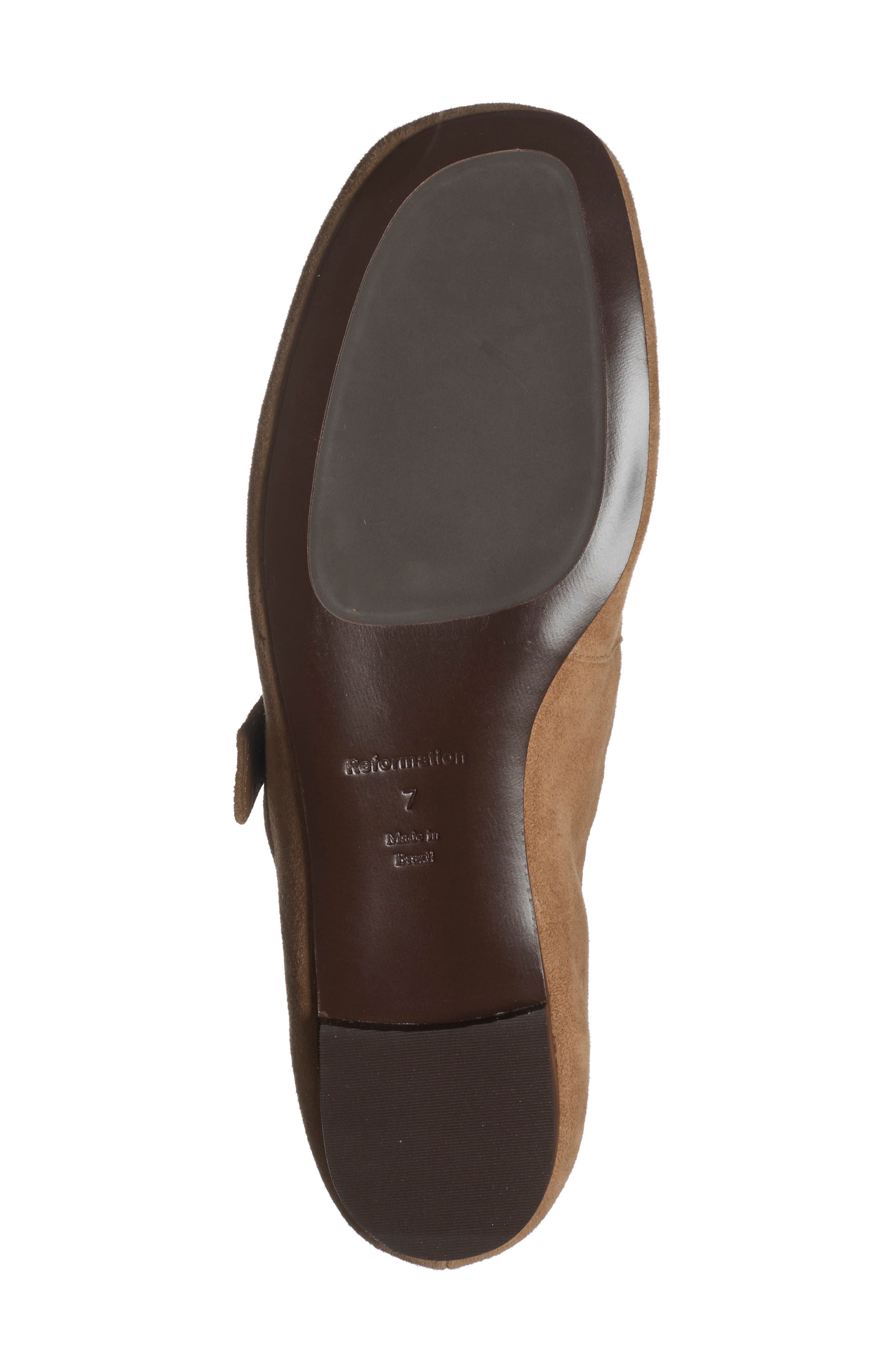 Bethany Leather Mary Jane Flat, Alternate, color, STUDDED FARRO SUEDE
