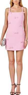 Endless Rose Bow Embellished Minidress