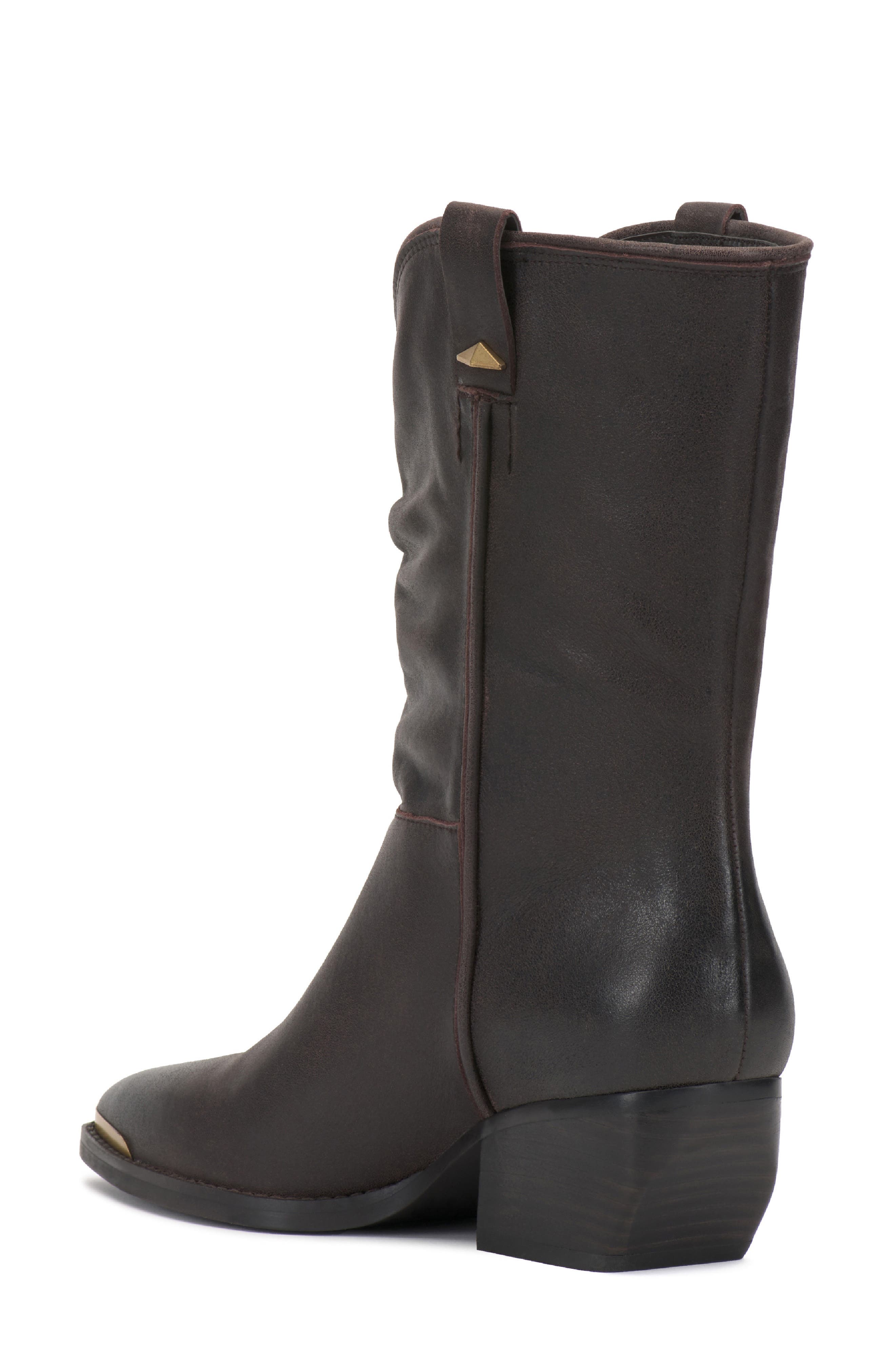 Pezzra Western Boot, Alternate, color, COFFEE