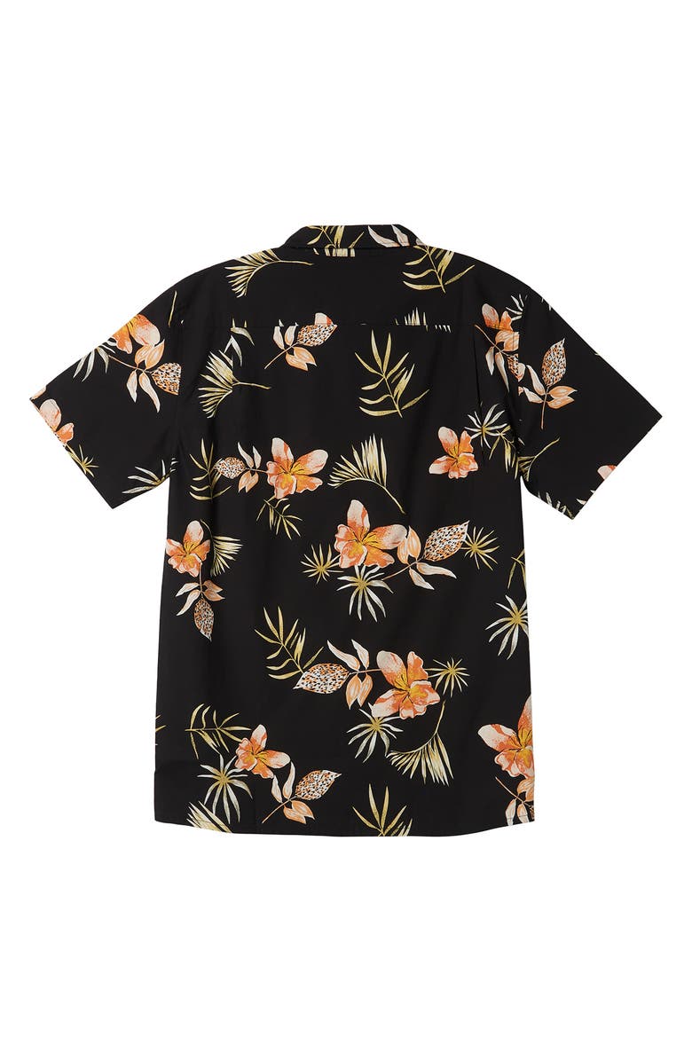 Quiksilver Tropical Floral Camp Shirt, Alternate, color, 