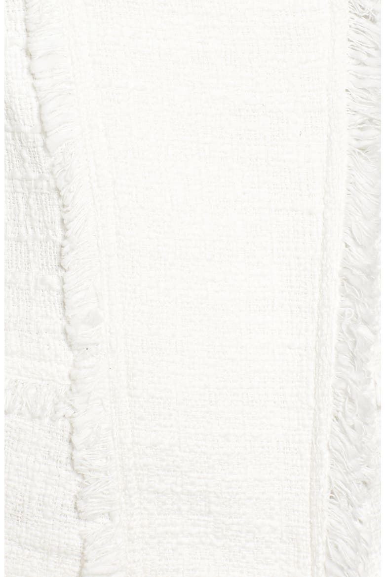 Fringe Tweed Vest, Alternate, color, IVORY CLOUD