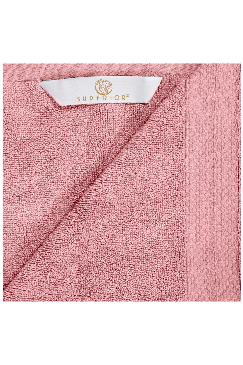 Aria 2-Piece Turkish Cotton Bath Towels, Alternate, color, PINK