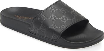 Eros Monogram Slide Sandal