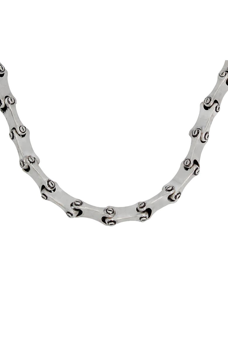 AllSaints Men's Chain Link Collar Necklace, Alternate, color, 