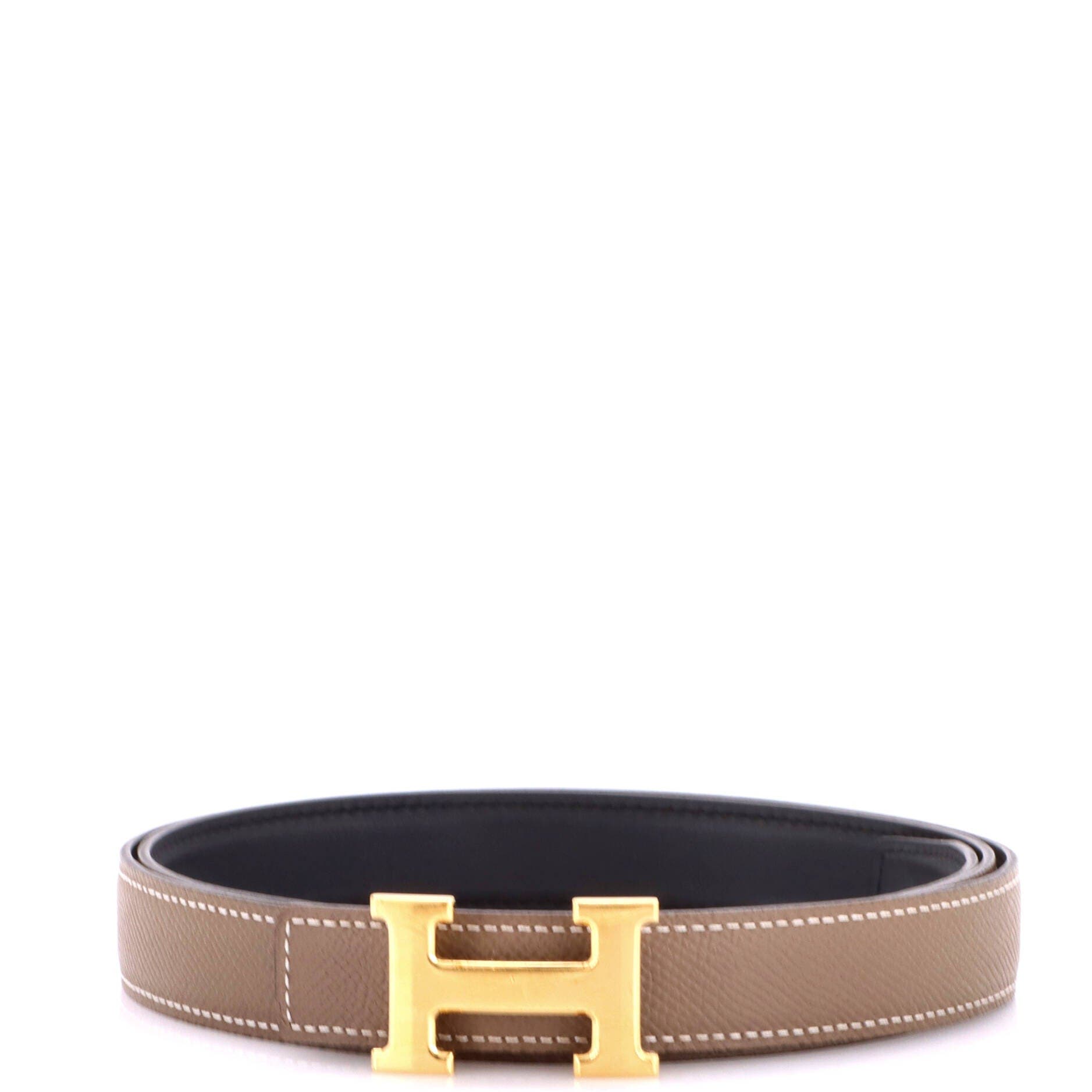 Constance Reversible Belt Leather Thin, Main, color, Grey