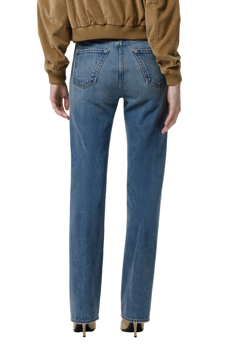 90s High Waist Straight Leg Jeans, Alternate, color, DIRTY MARTINI MD VINT IND