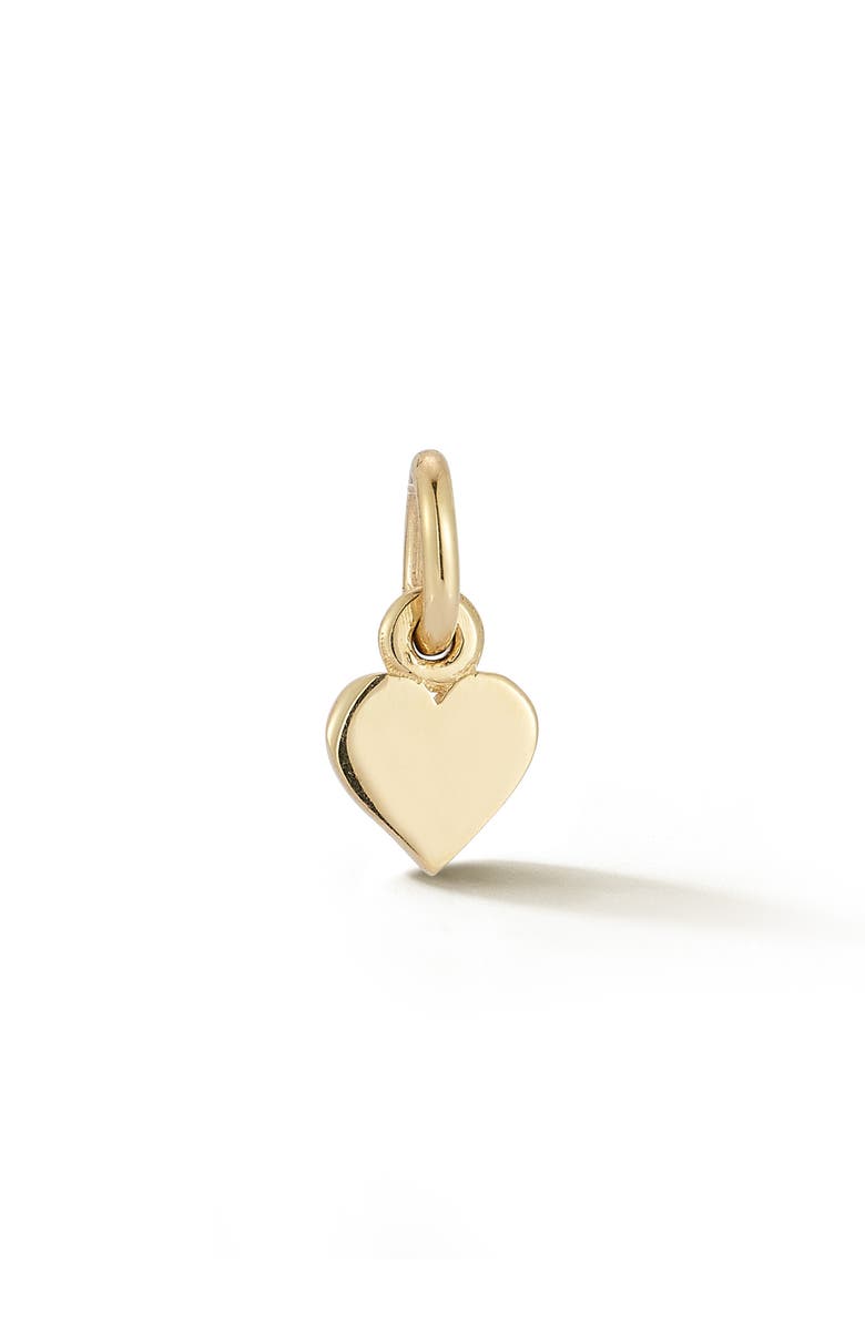 Ember Fine Jewelry 14K Gold Heart Charm, Main, color, Gold