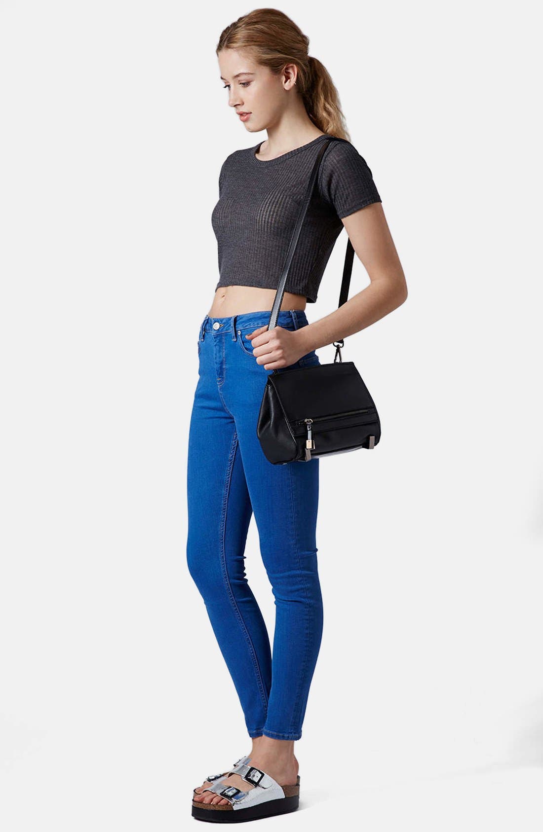 Crossbody Bag, Alternate, color, BLACK