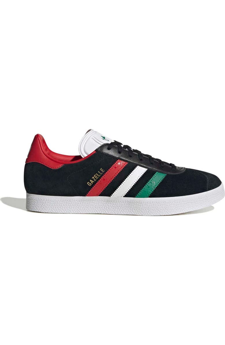adidas Men's adidas Black Mexico National Team Gazelle Shoes, Main, color, Black