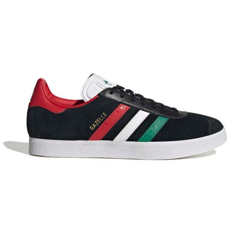Men's adidas  Black Mexico National Team Gazelle Shoes