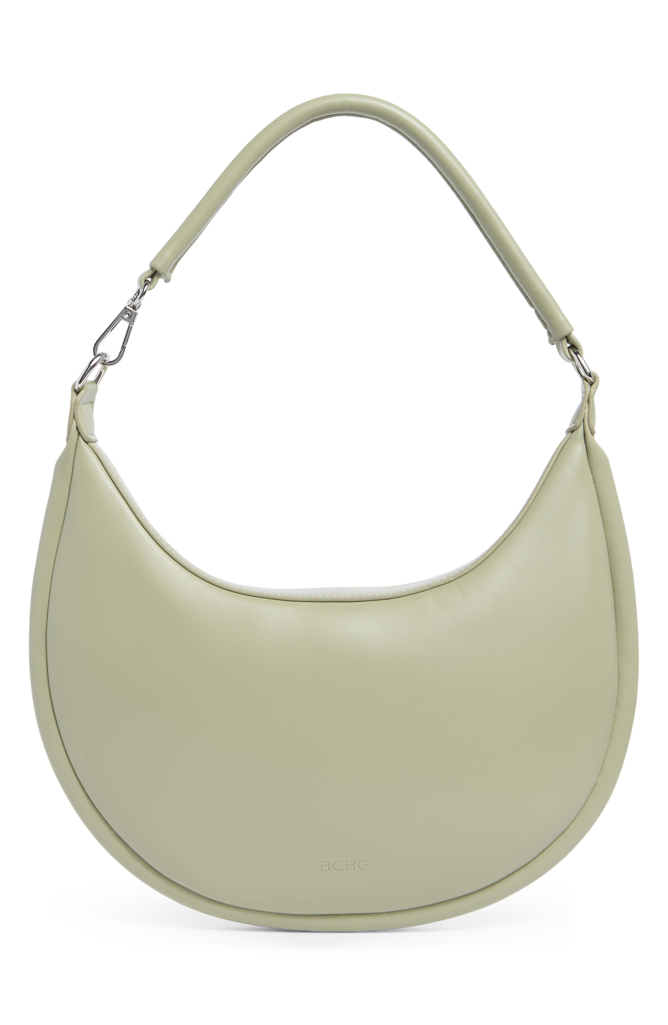 Convertible Faux Leather Shoulder Bag, Alternate, color, SAGE