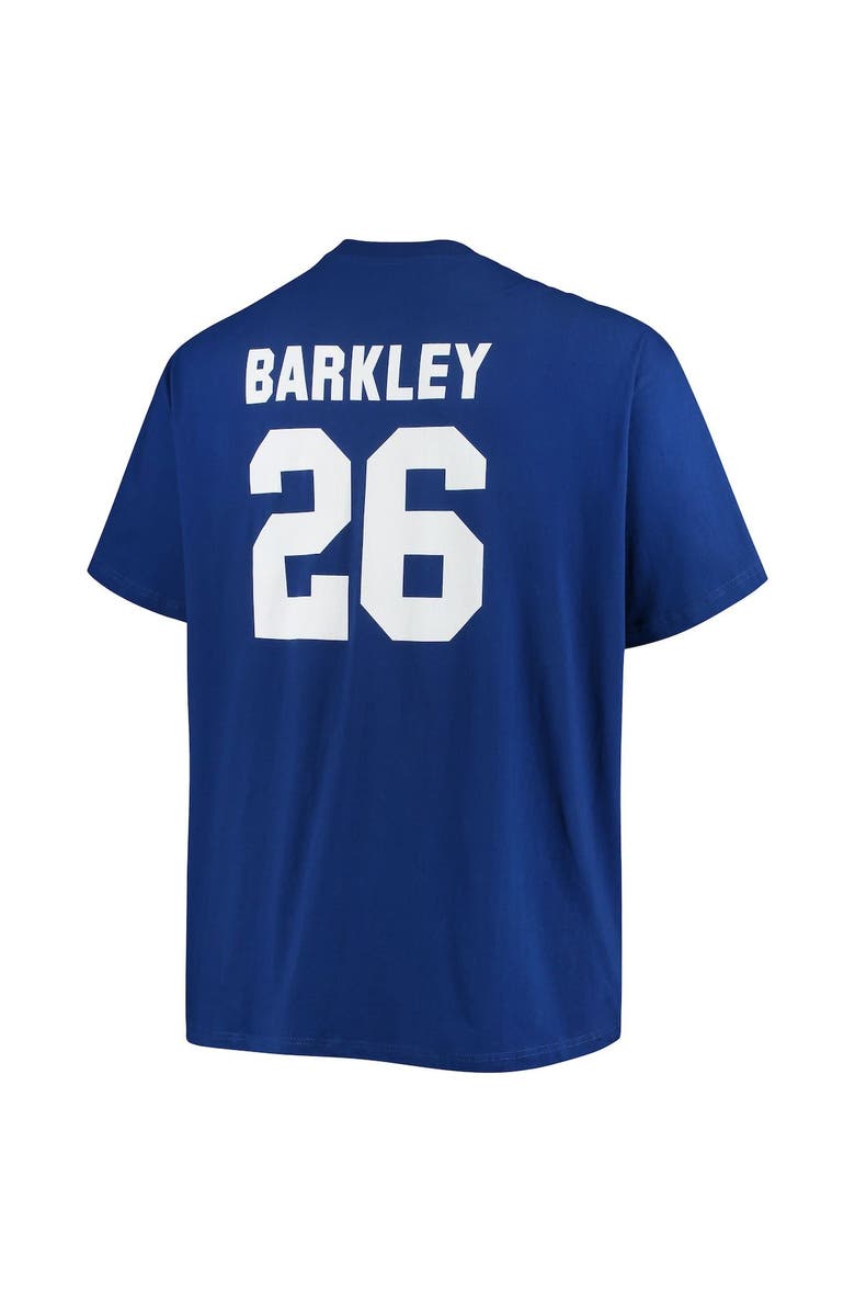 FANATICS Men's Fanatics Branded Saquon Barkley Royal New York Giants Big & Tall Player Name & Number T-Shirt, Alternate, color, 
