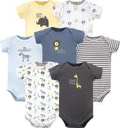 Hudson Baby Cotton Bodysuits 7-Pack