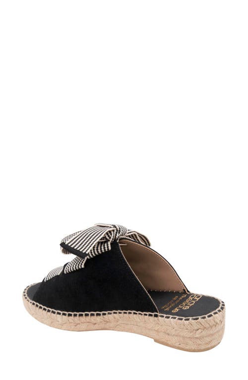 Andre Assous André Assous Cape Espadrille Slide Sandal In Black