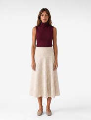 Koton Flared Midi Skirt