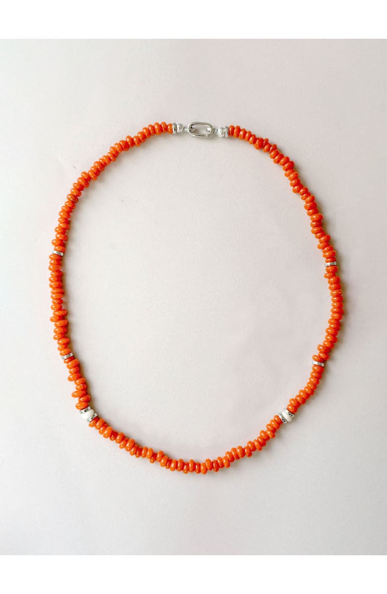 By Lilla Clownfish Necklace, Main, color, Orange