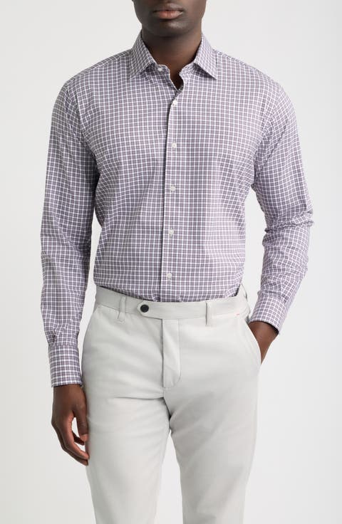 Atlas Crown Check Stretch Sport Shirt