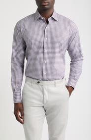 Peter Millar Atlas Crown Check Stretch Sport Shirt