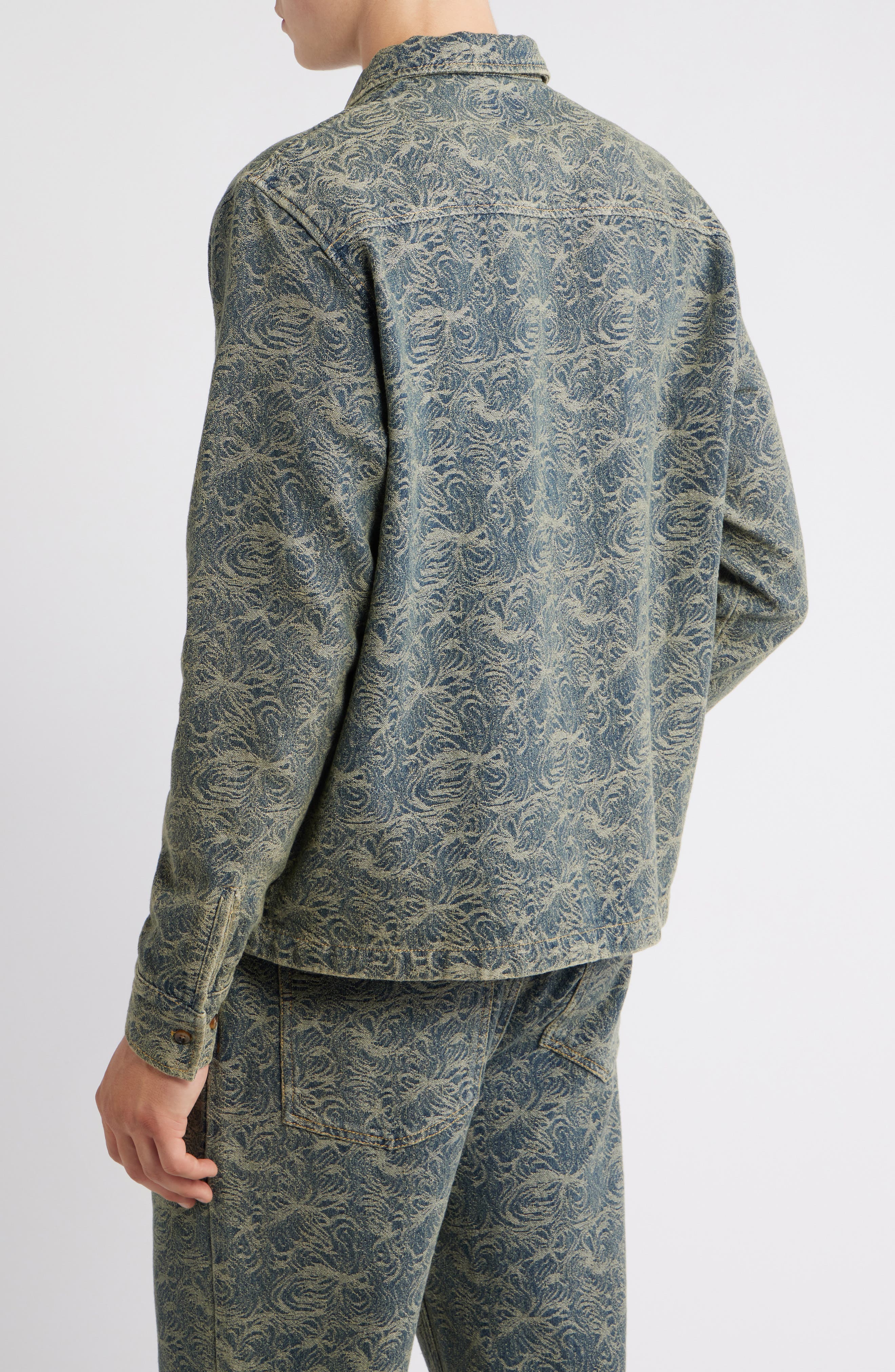 Maze Denim Button-Up Shirt Jacket - image 2