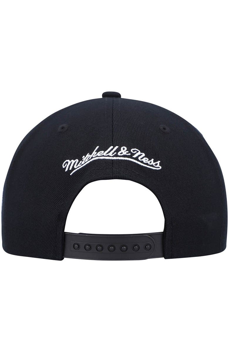 Mitchell & Ness Men's Mitchell & Ness Black Minnesota Timberwolves Hardwood Classics Script 2.0 Snapback Hat, Alternate, color, 