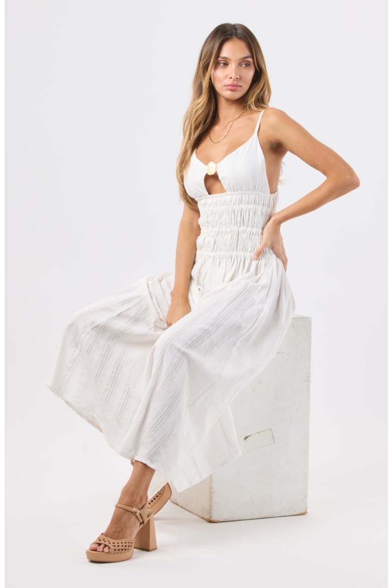 Faith Maxi Dress, Alternate, color, OFF WHITE