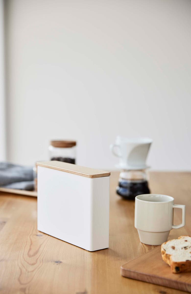 Yamazaki Coffee Filter Case, Alternate, color, White