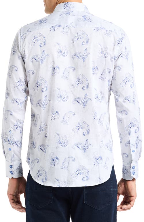 Robert Graham Ramsey Long Sleeve Button-up Shirt In White