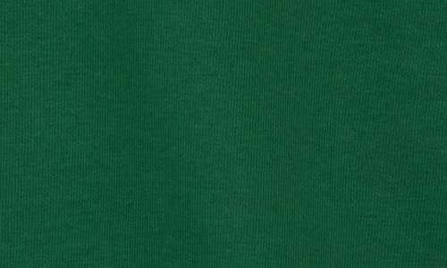 Lacoste Cotton Blend Fleece Pullover Hoodie In Green