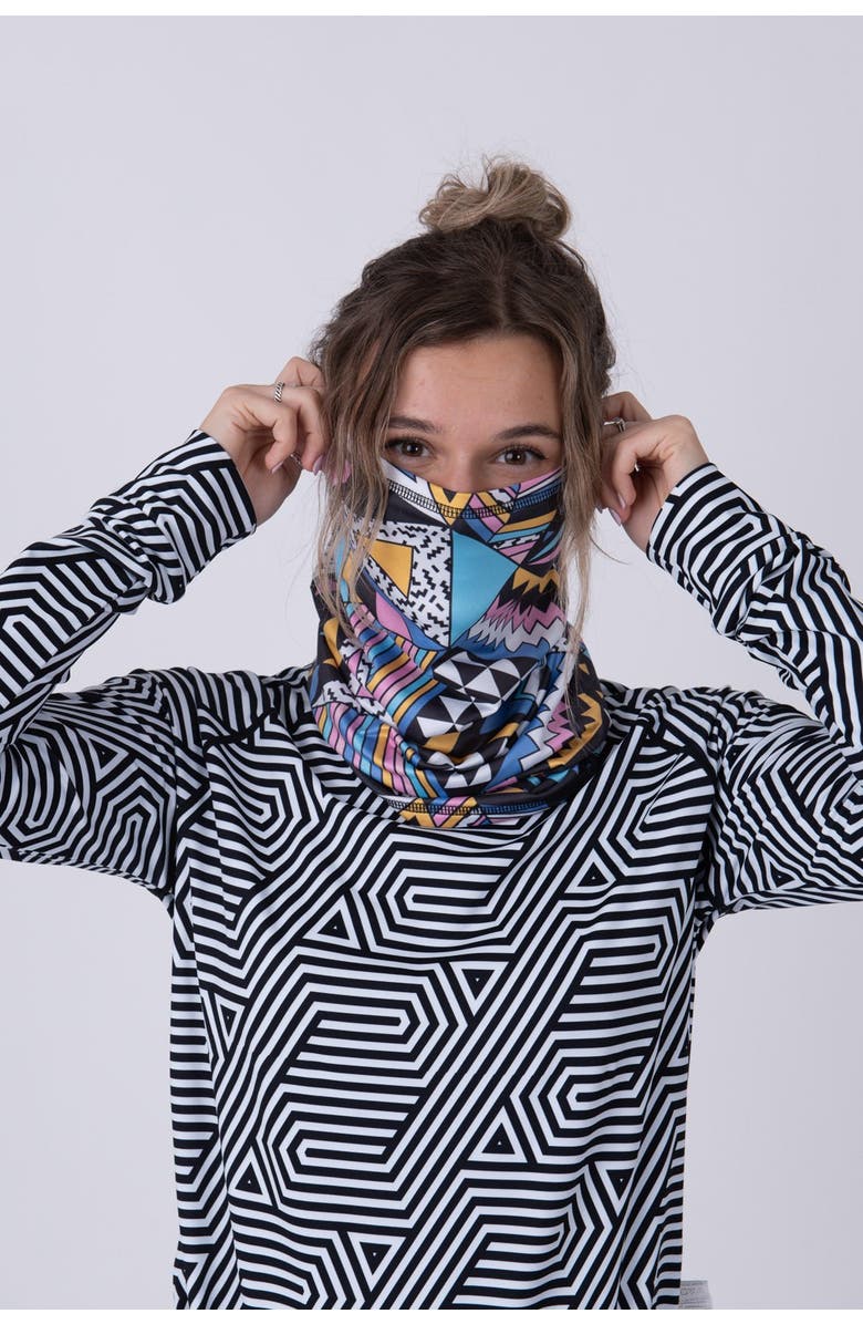 OOSC Neckwarmer - Blades of Glory Print, Main, color, Blades Of Glory Print