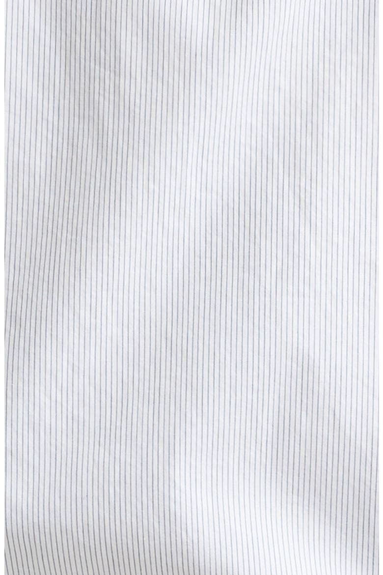 Genova Stripe Button-Up Shirt, Alternate, color, BIANCO