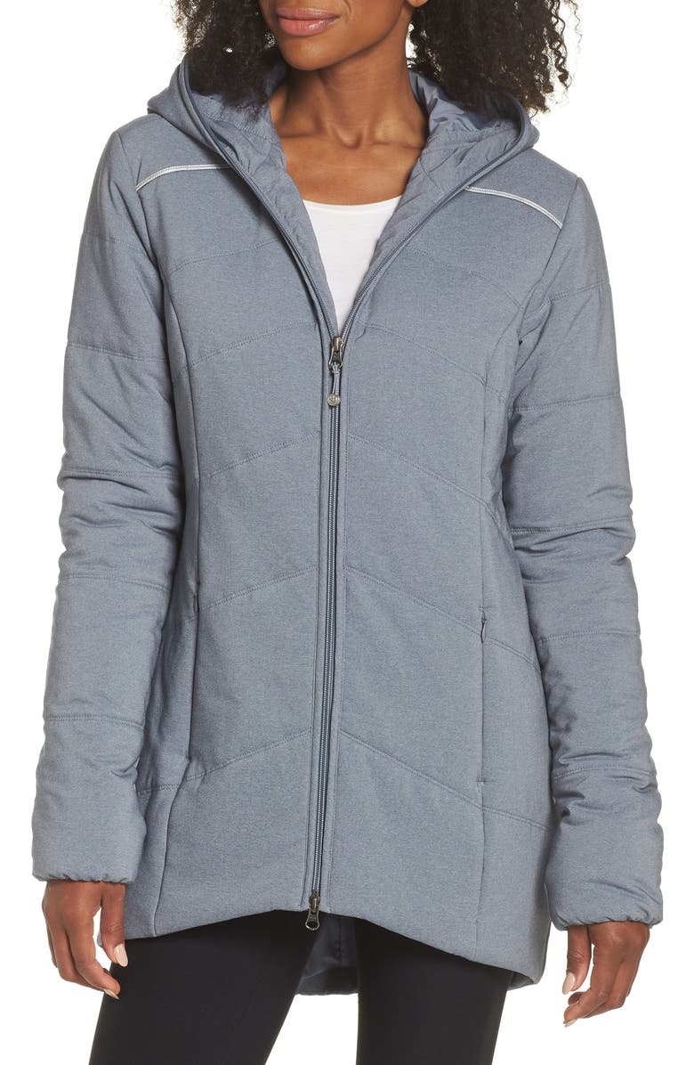 Zella Daphne Hooded Puffer Jacket, Main, color,