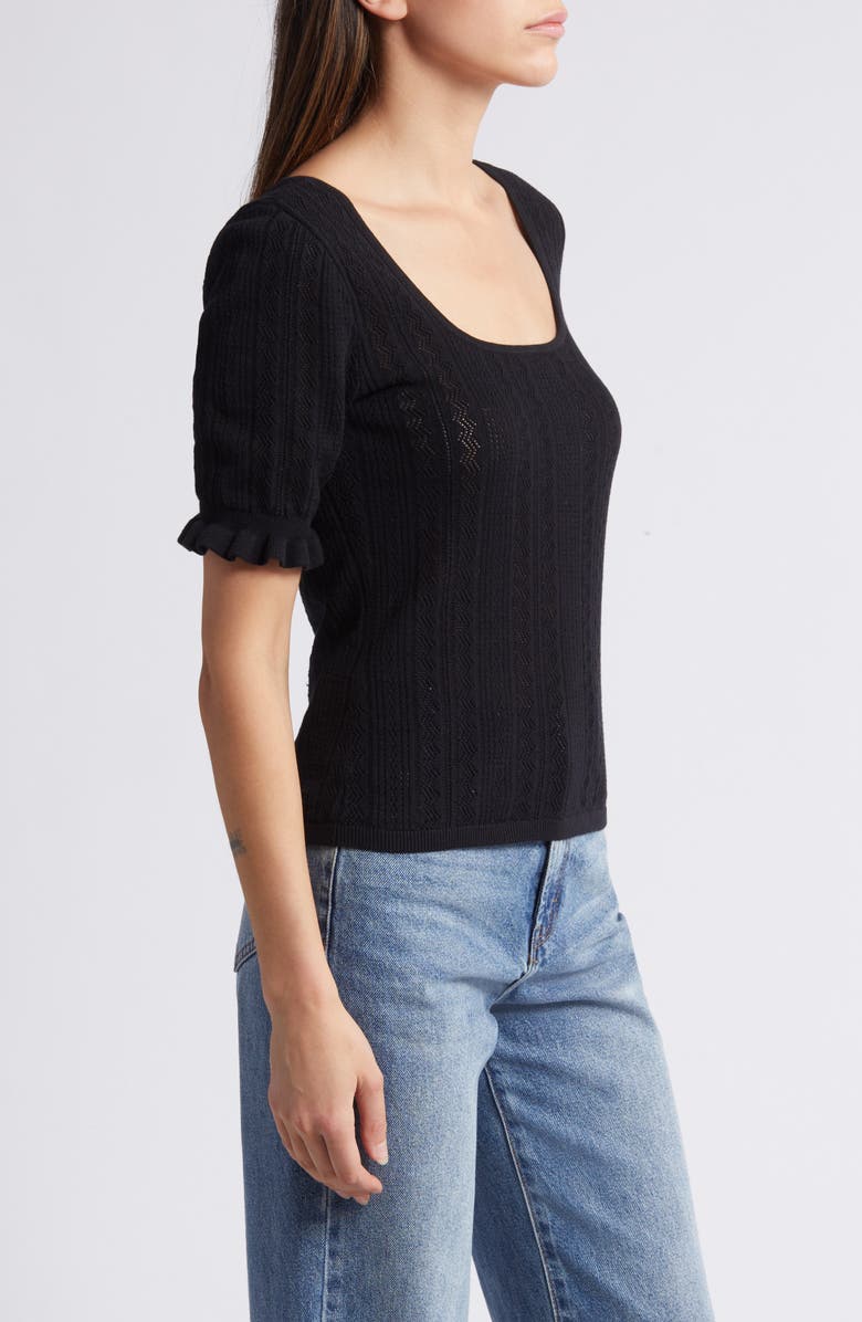 Treasure & Bond Pointelle Sweater, Alternate, color,