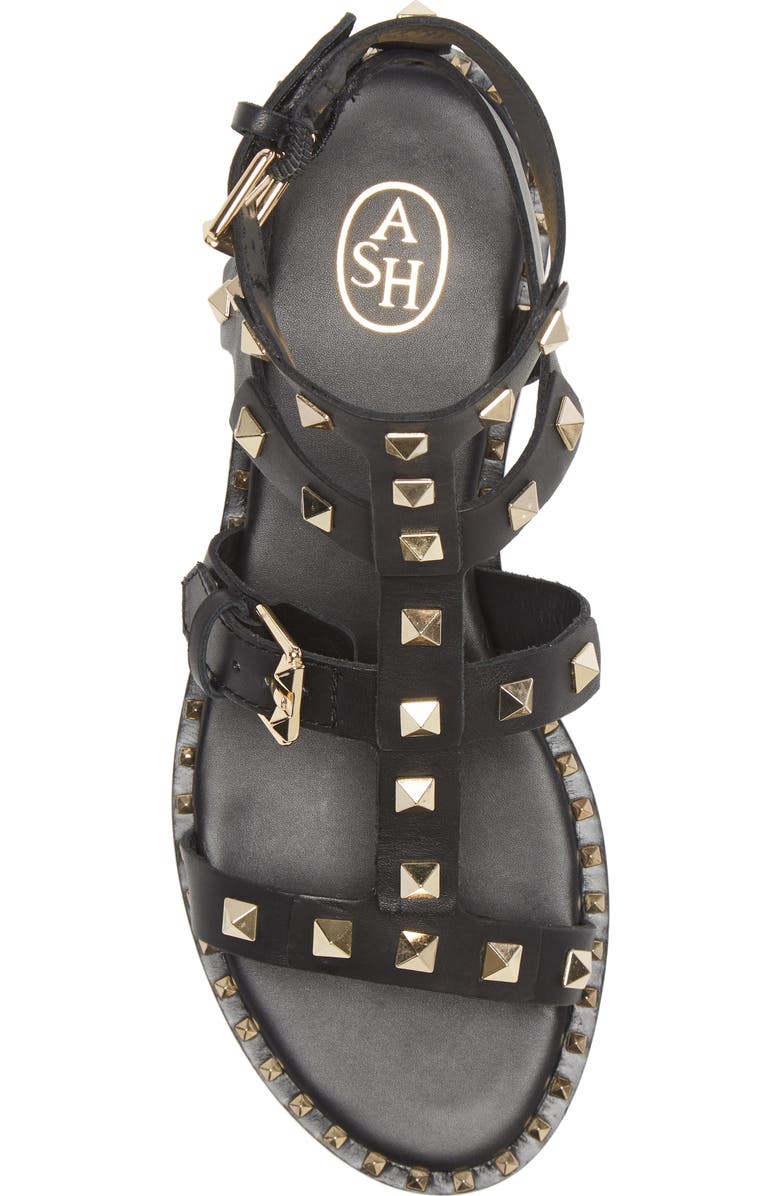 Ash Pacific Studded Strappy Sandal, Alternate, color,