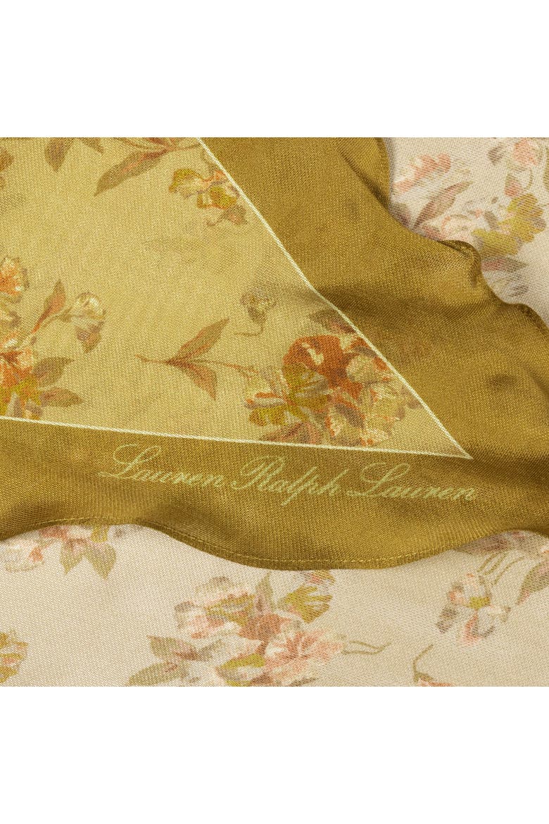 floral large diamond, Alternate, color, lauren camel
