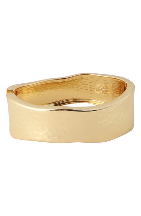 Hammered Hinge Bangle