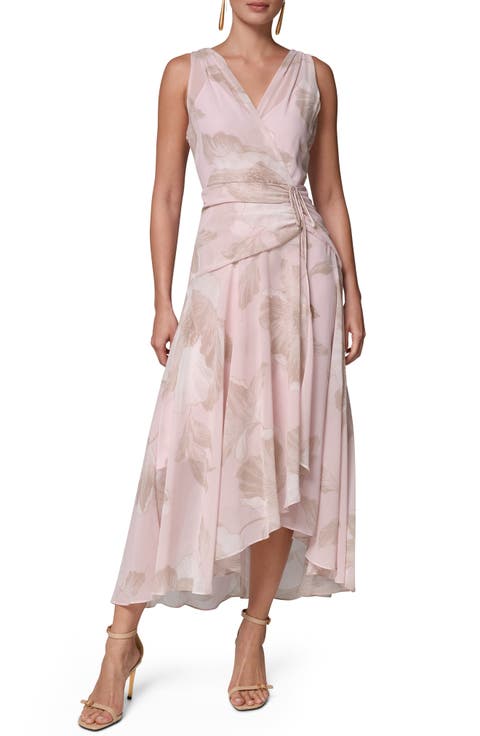 Surplice Faux Wrap Dress