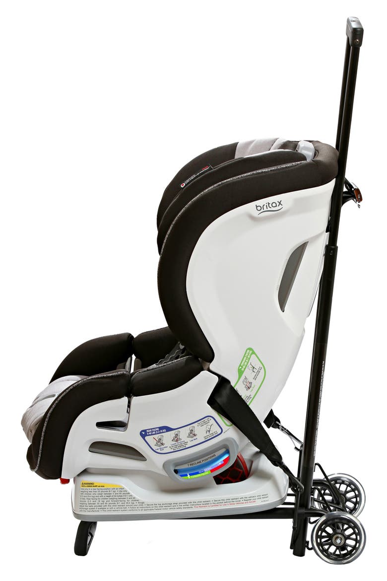 Car Seat Travel Cart, Alternate, color, BLACK